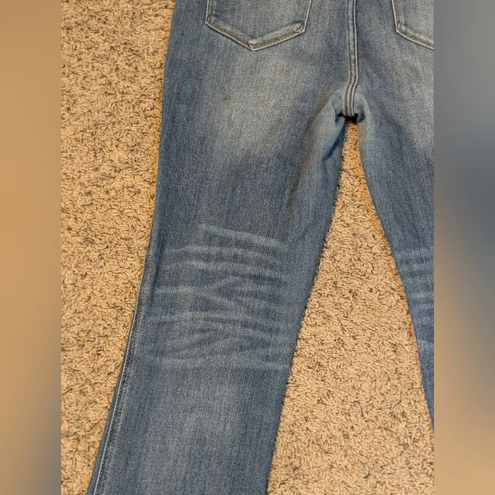 KanCan™ Mom High Rise Jeans Button Fly Shimmer Black SZ 29
